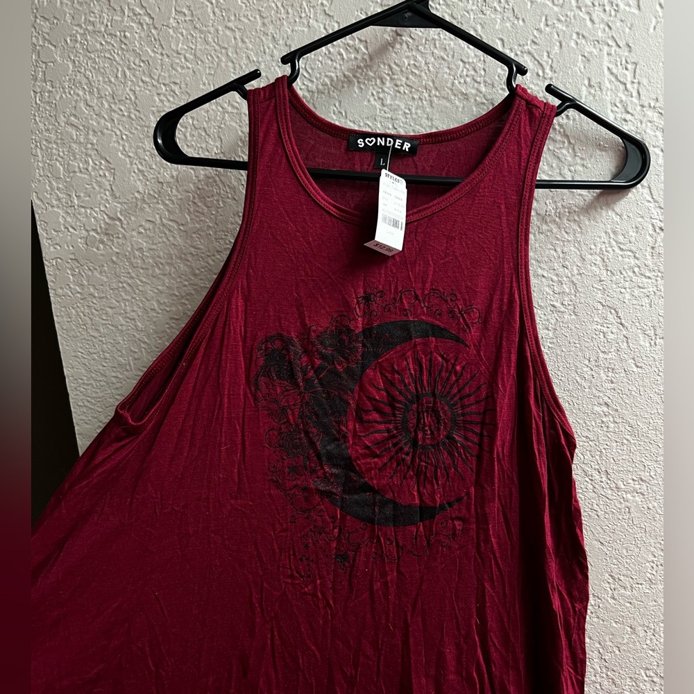Moon and Sun Flowy Tank Top